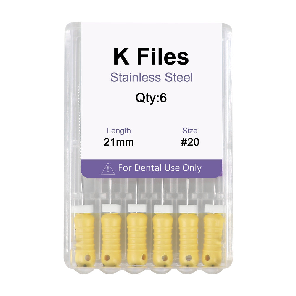 Stainless steel K-file, purple packaging - CYF217