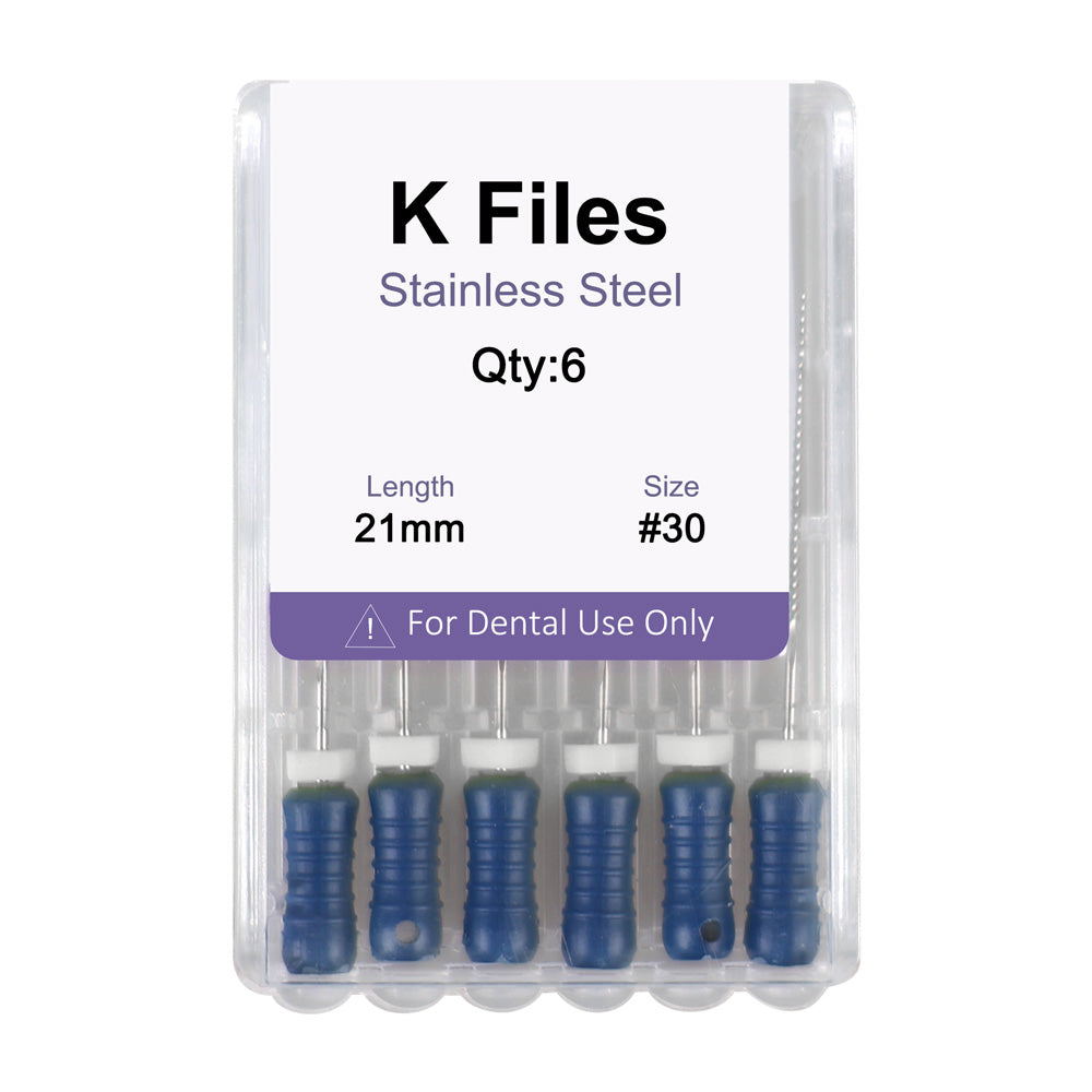 Stainless steel K-file, purple packaging - CYF217