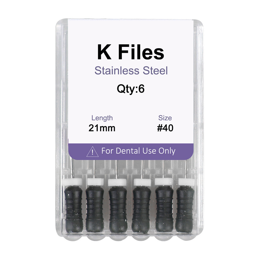 Stainless steel K-file, purple packaging - CYF217