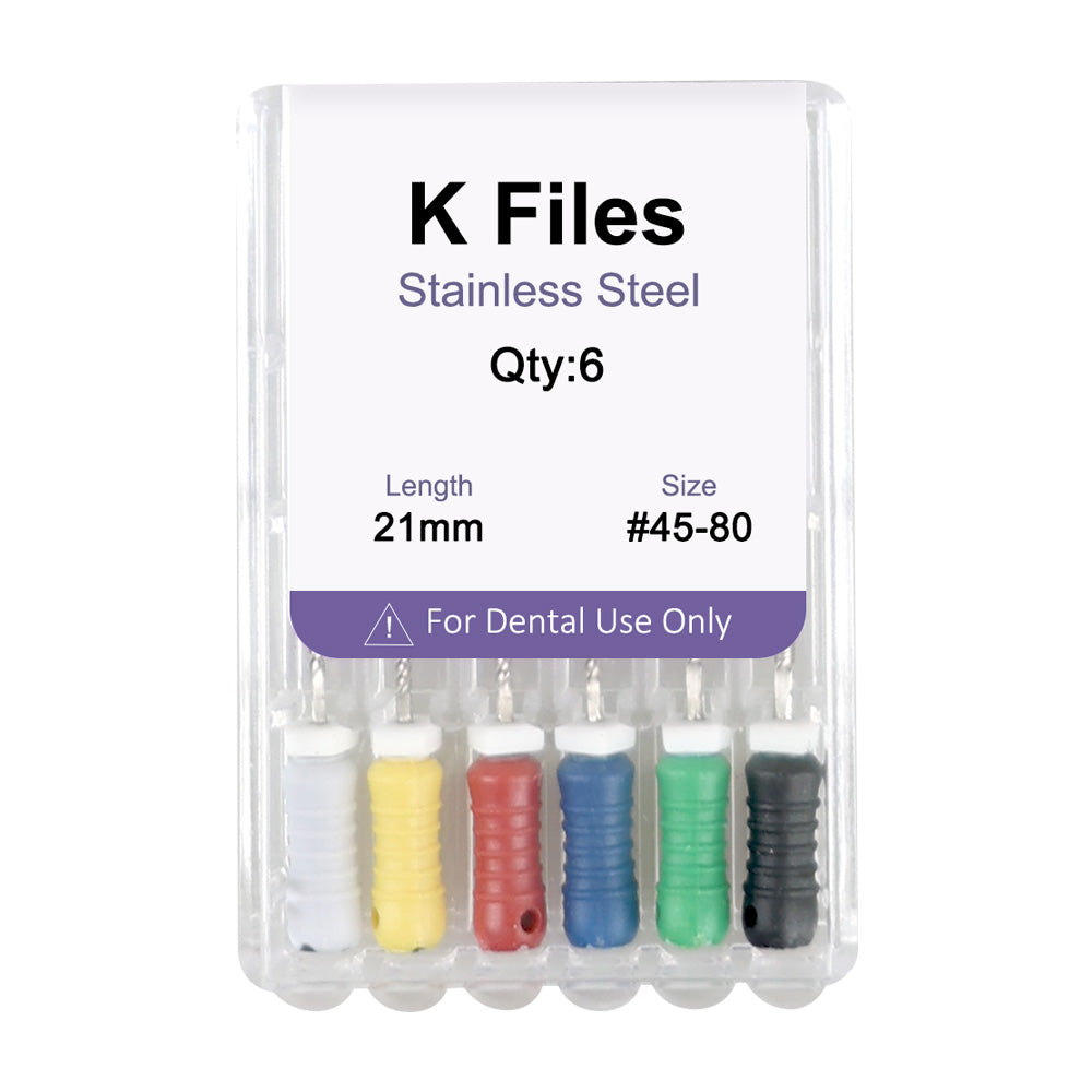 Stainless steel K-file, purple packaging - CYF217