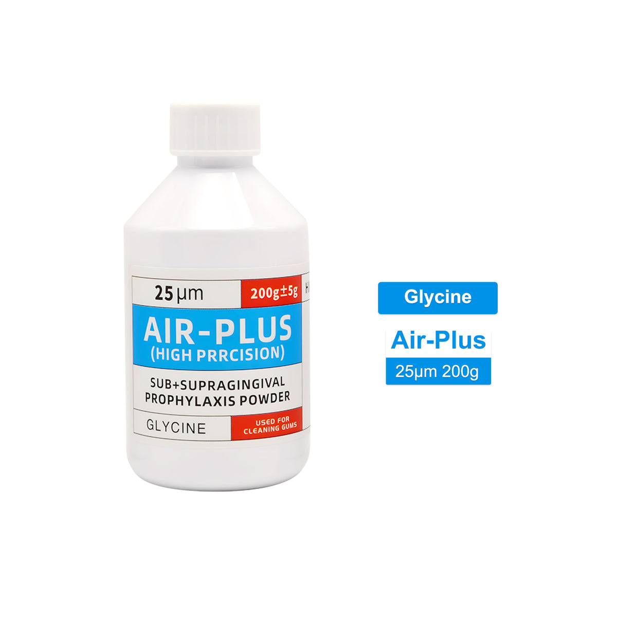CYM034 Dental Prophy Powder, Glycine & Erythritol Air Flow Sandblasting Powder