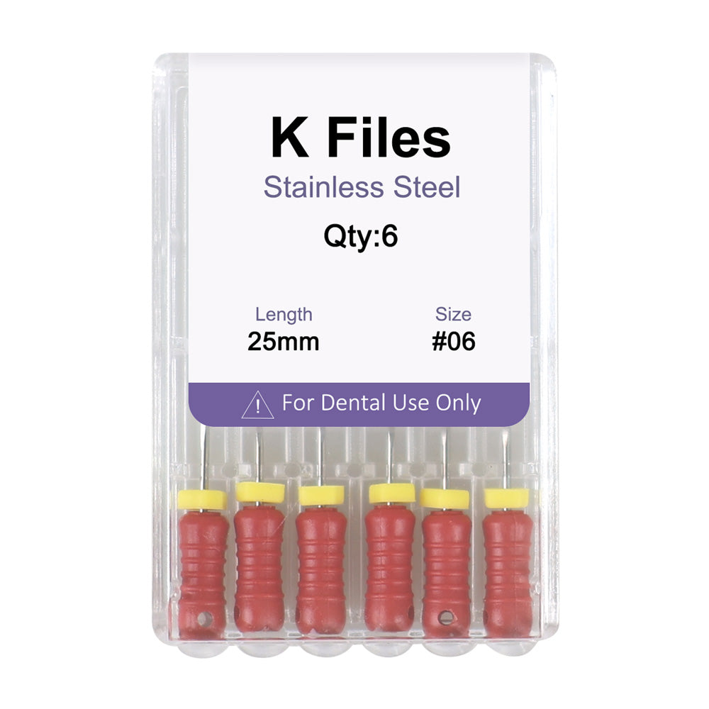 Stainless steel K-file, purple packaging - CYF217