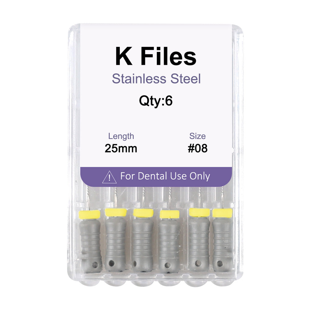 Stainless steel K-file, purple packaging - CYF217