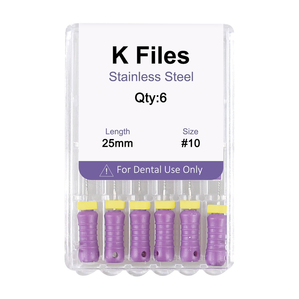 Stainless steel K-file, purple packaging - CYF217