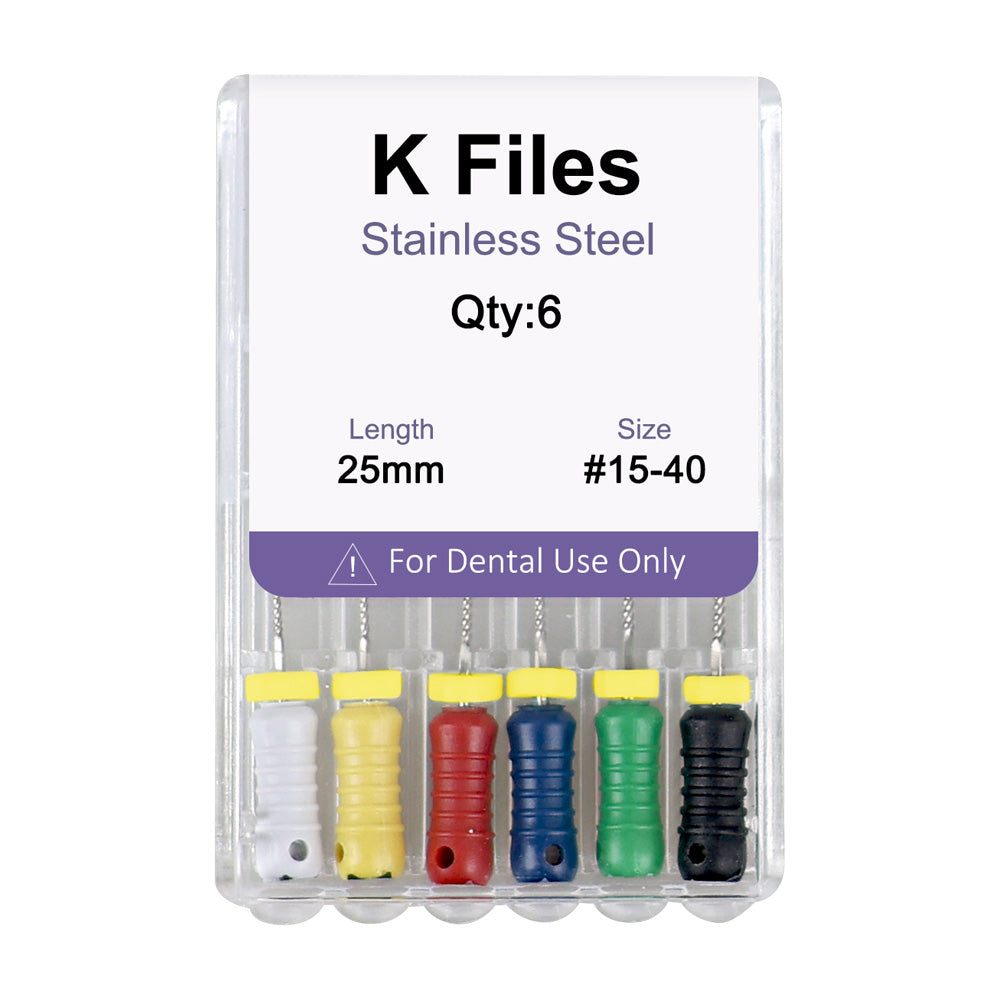 Stainless steel K-file, purple packaging - CYF217