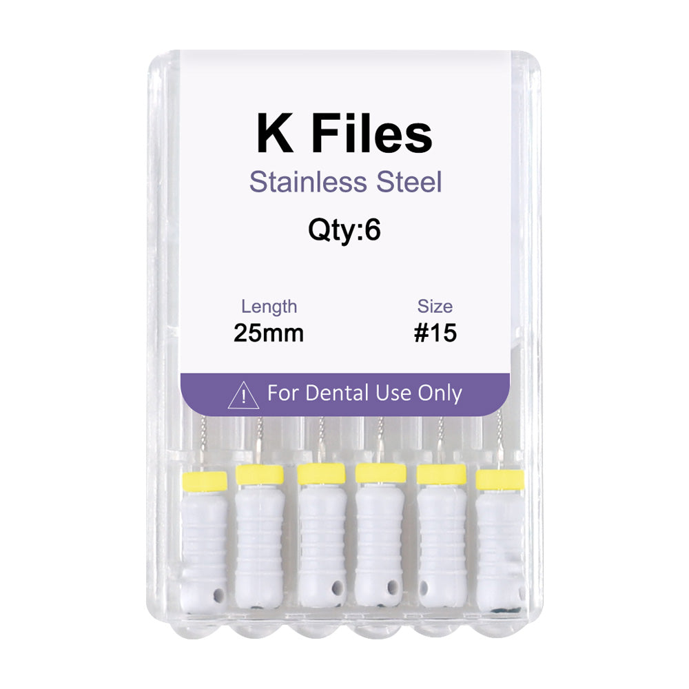 Stainless steel K-file, purple packaging - CYF217