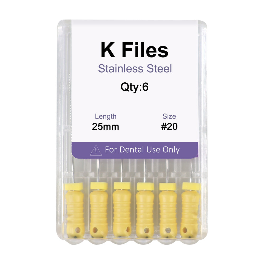 Stainless steel K-file, purple packaging - CYF217