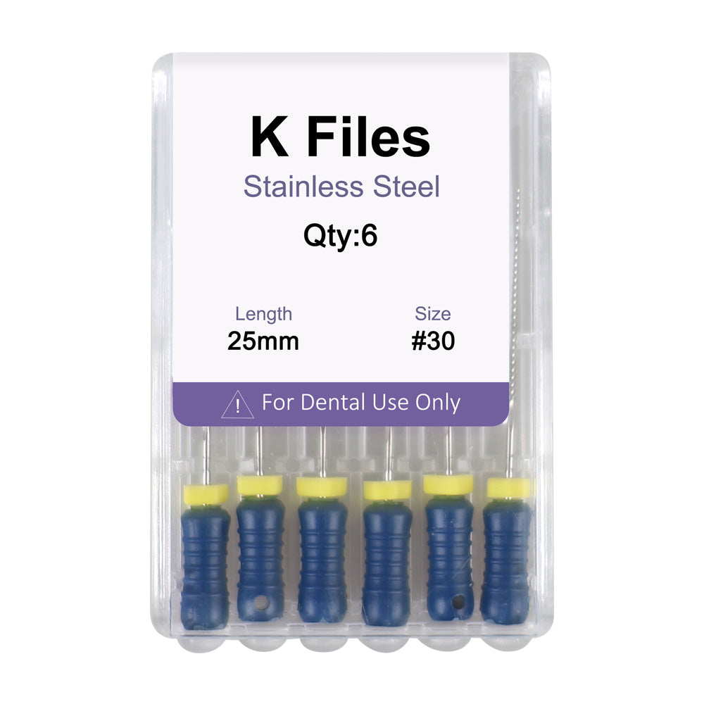 Stainless steel K-file, purple packaging - CYF217