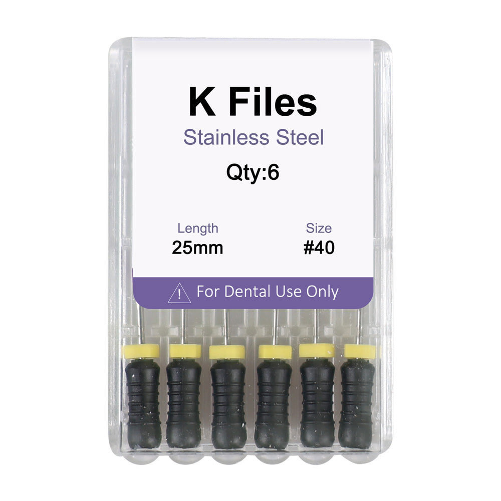 Stainless steel K-file, purple packaging - CYF217