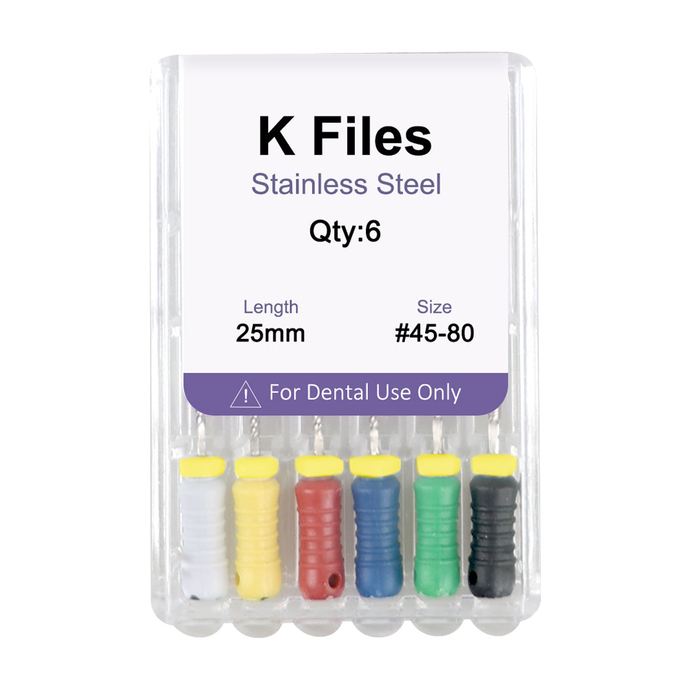 Stainless steel K-file, purple packaging - CYF217