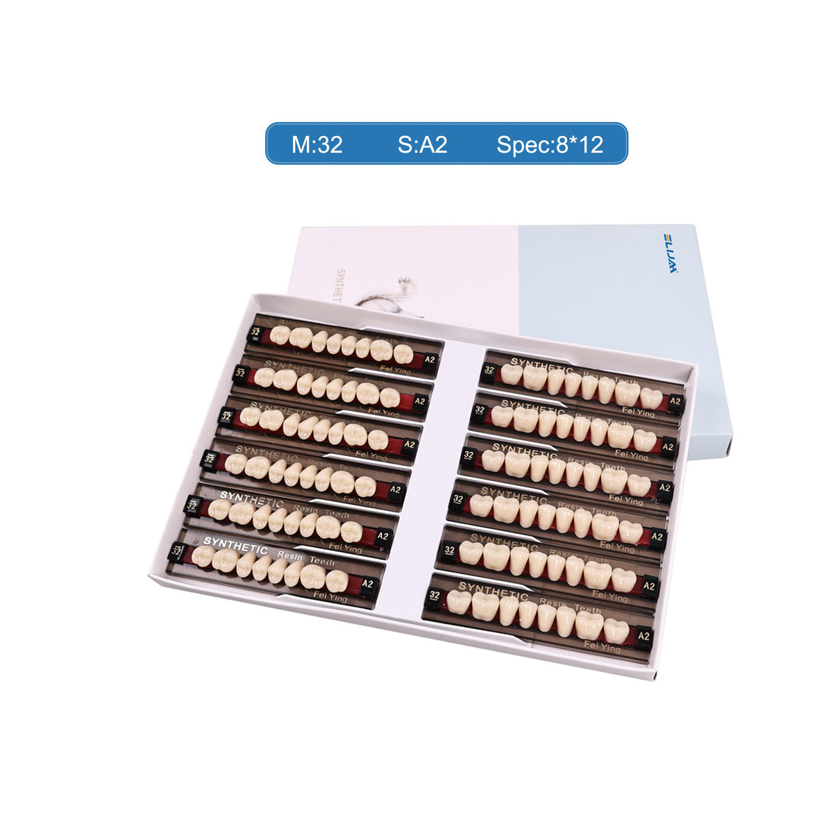 CYU127 Dental Synthetic Resin Teeth Posterior Anterior Full Mouth Denture