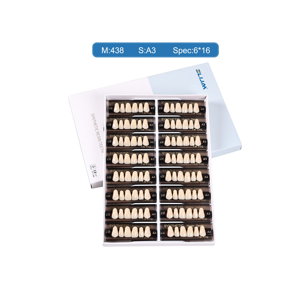 CYU127 Dental Synthetic Resin Teeth Posterior Anterior Full Mouth Denture