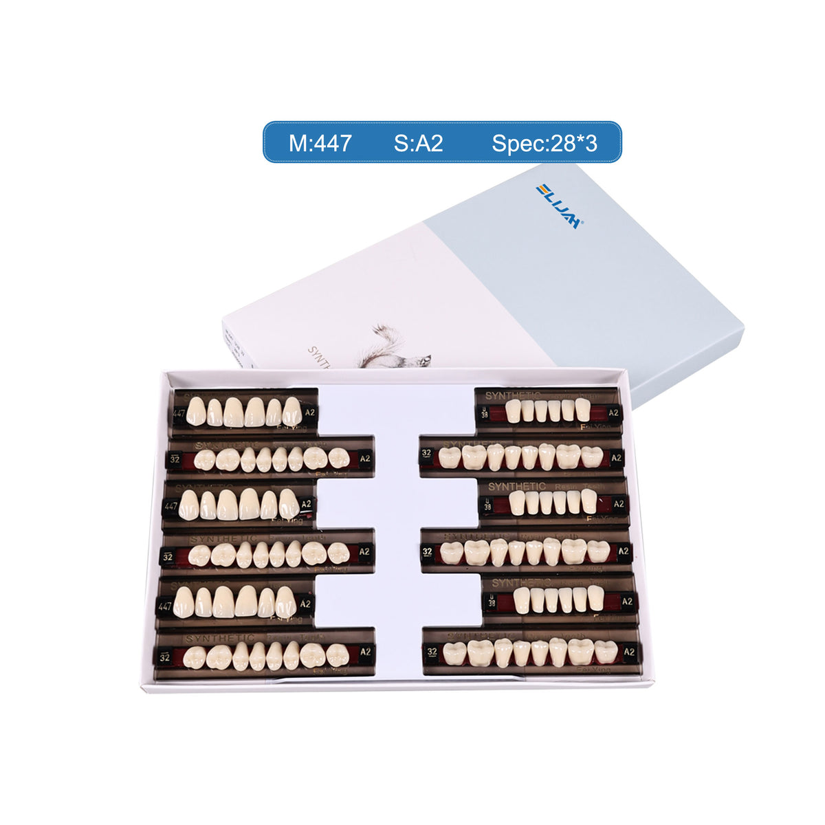 CYU127 Dental Synthetic Resin Teeth Posterior Anterior Full Mouth Denture
