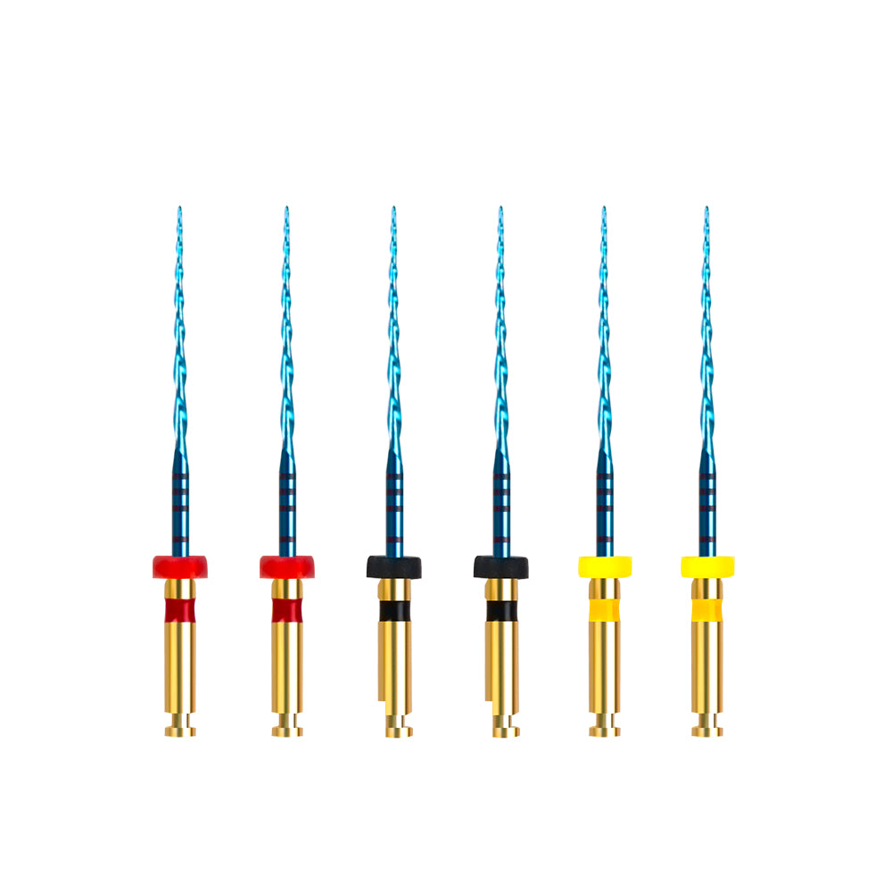 ELIJAH 6Pcs Dental Reciproc Blue Endodontic Files Engine Use 25mm R25 ...