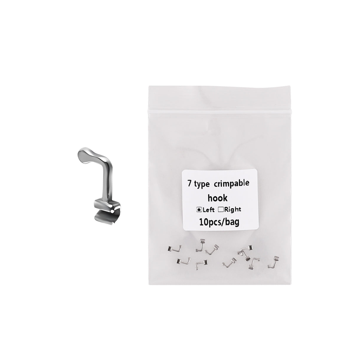 CYZ007 Dental Orthodontic Crimpable Hook 10pcs