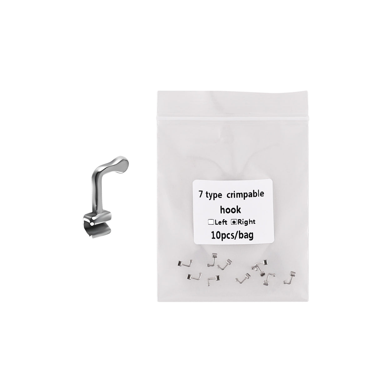 CYZ007 Dental Orthodontic Crimpable Hook 10pcs