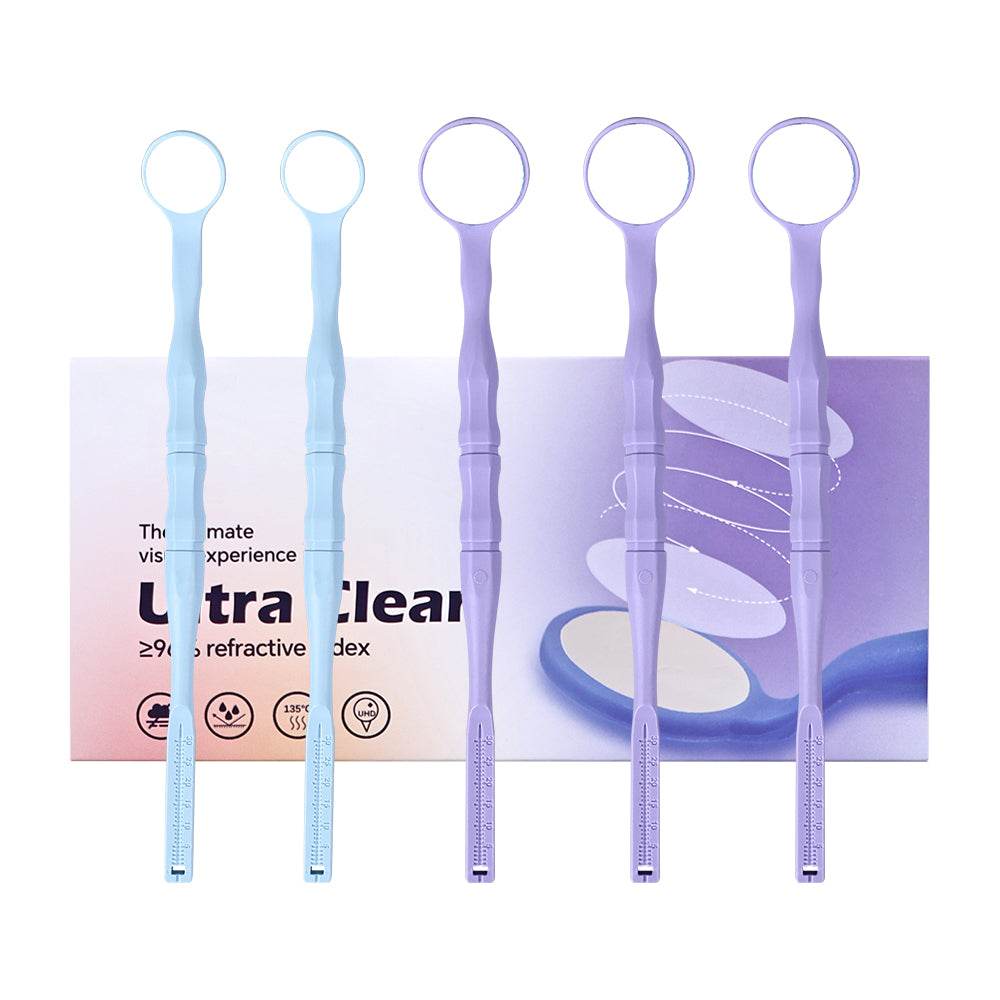 CYW860 Dental Ultra Clear Mouth Mirror 5pcs Anti-Fog - Denspay Dental - Dental Mouth Mirror