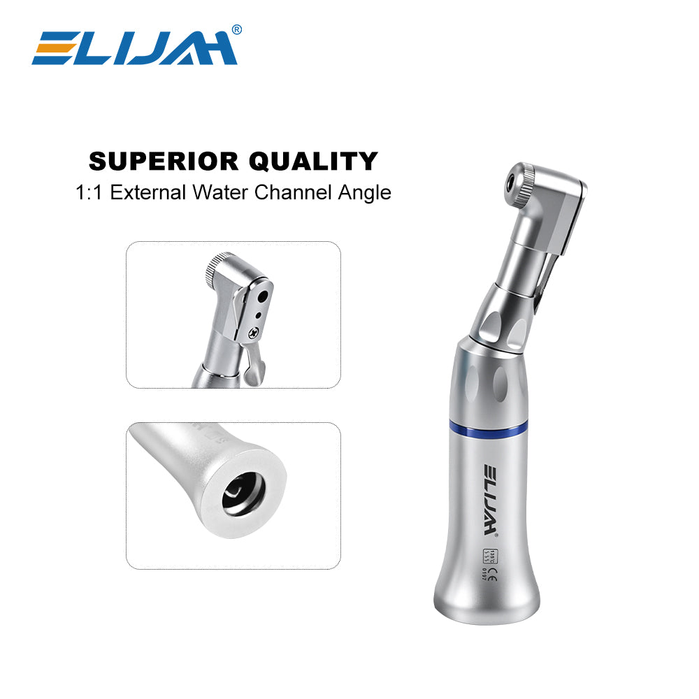 Low Speed Dental Handpiece Kit with Contra Angle and Straight Nosecone