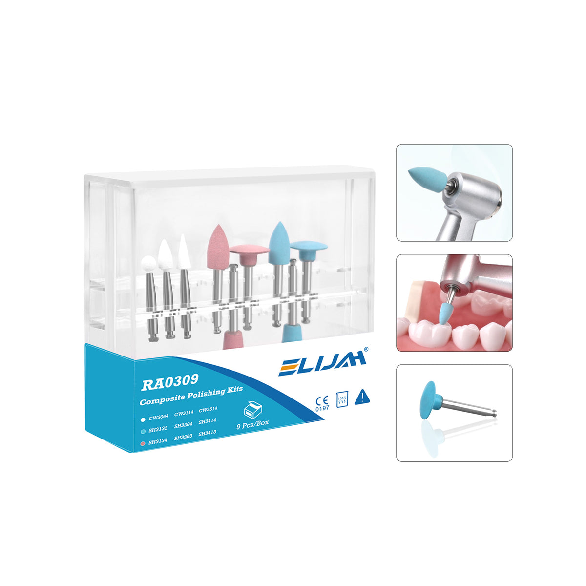 Anterior aesthetic composite polishing