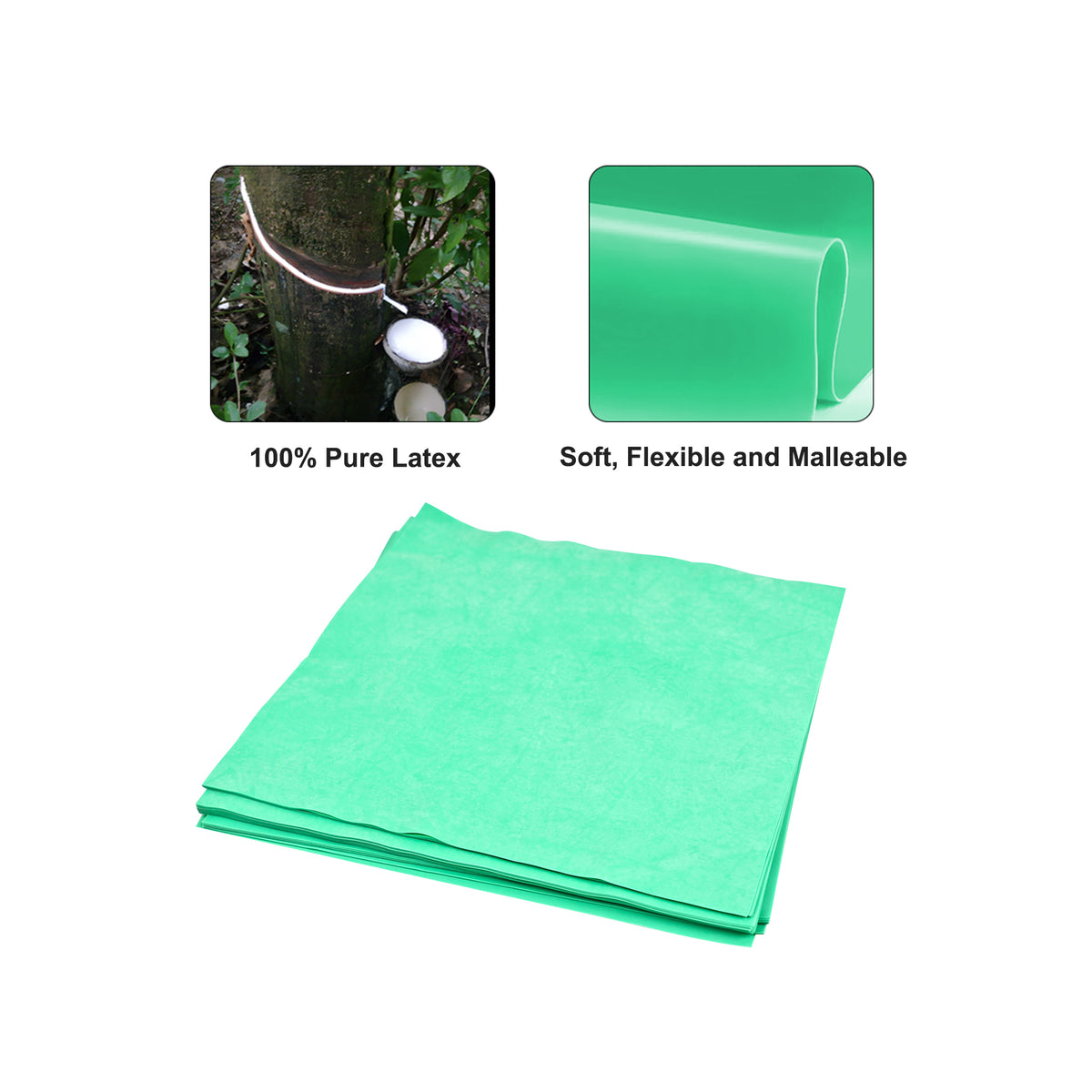 Anti-allergy latex feature display