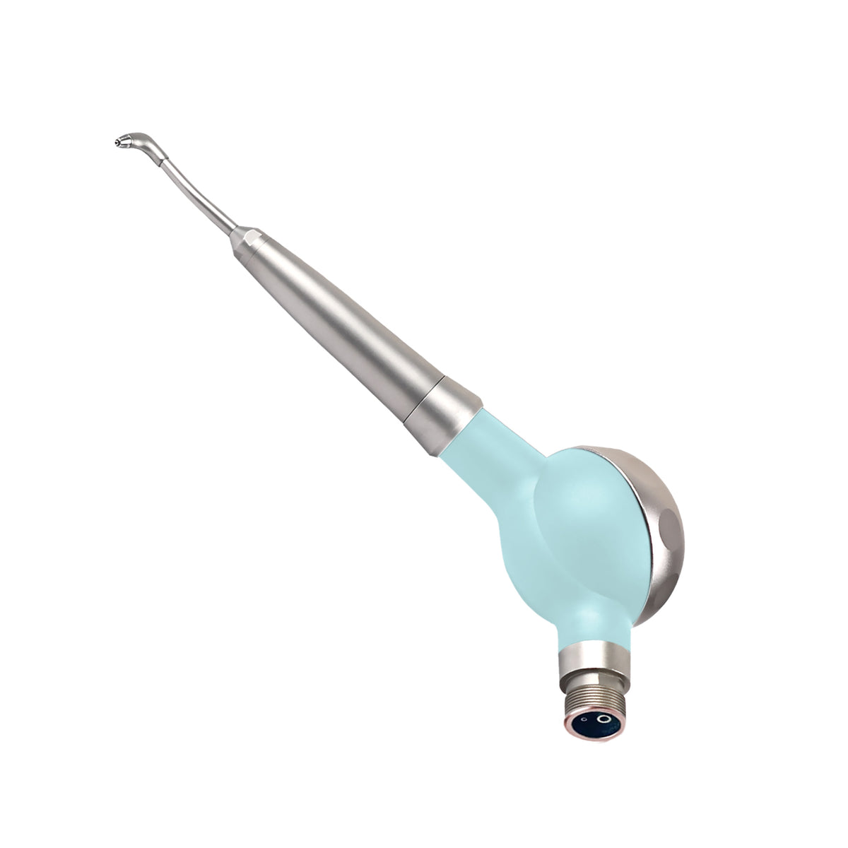 Multi-angle collage of dark handle dental air flow polisher
