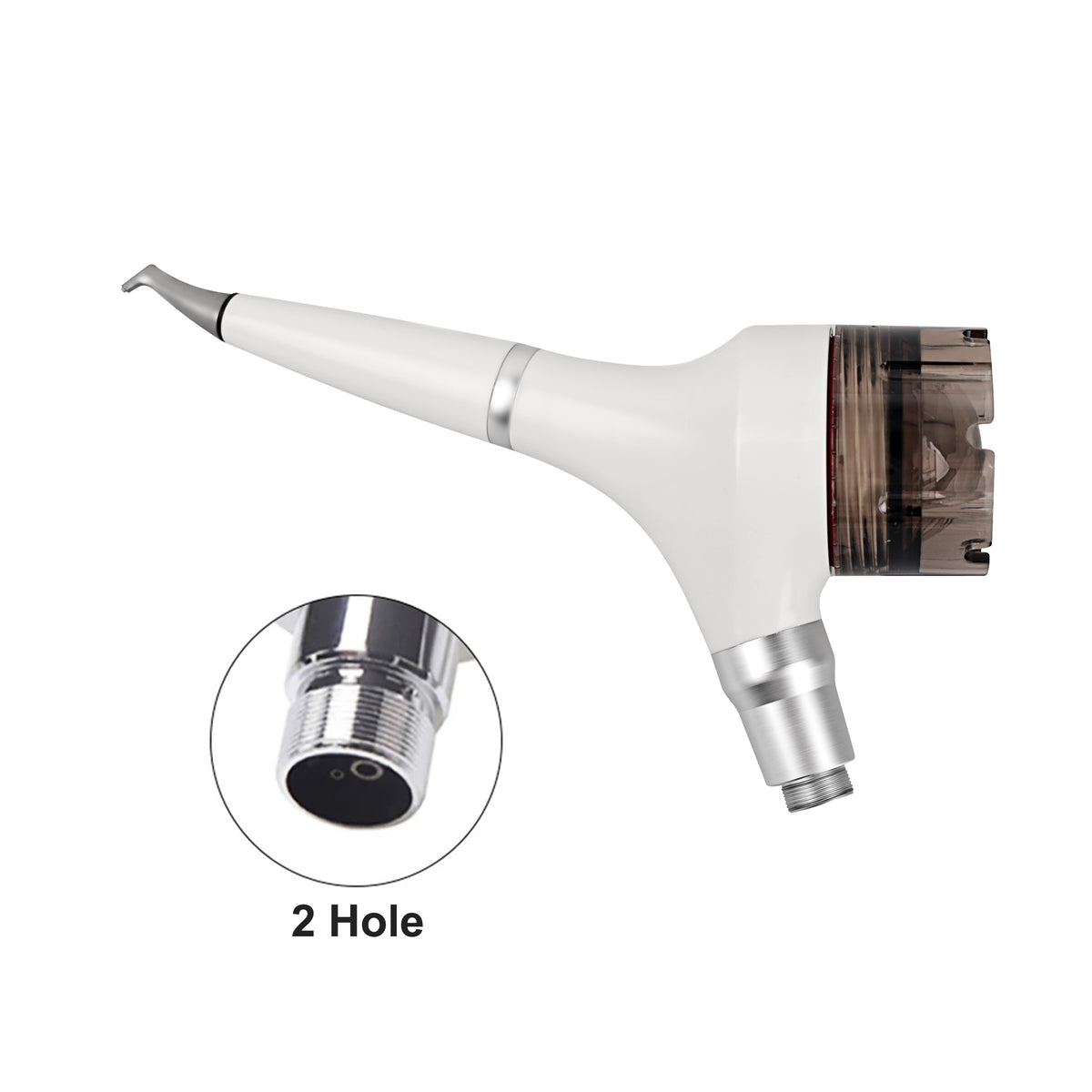 2-hole quick connector close-up of air polisher handpiece