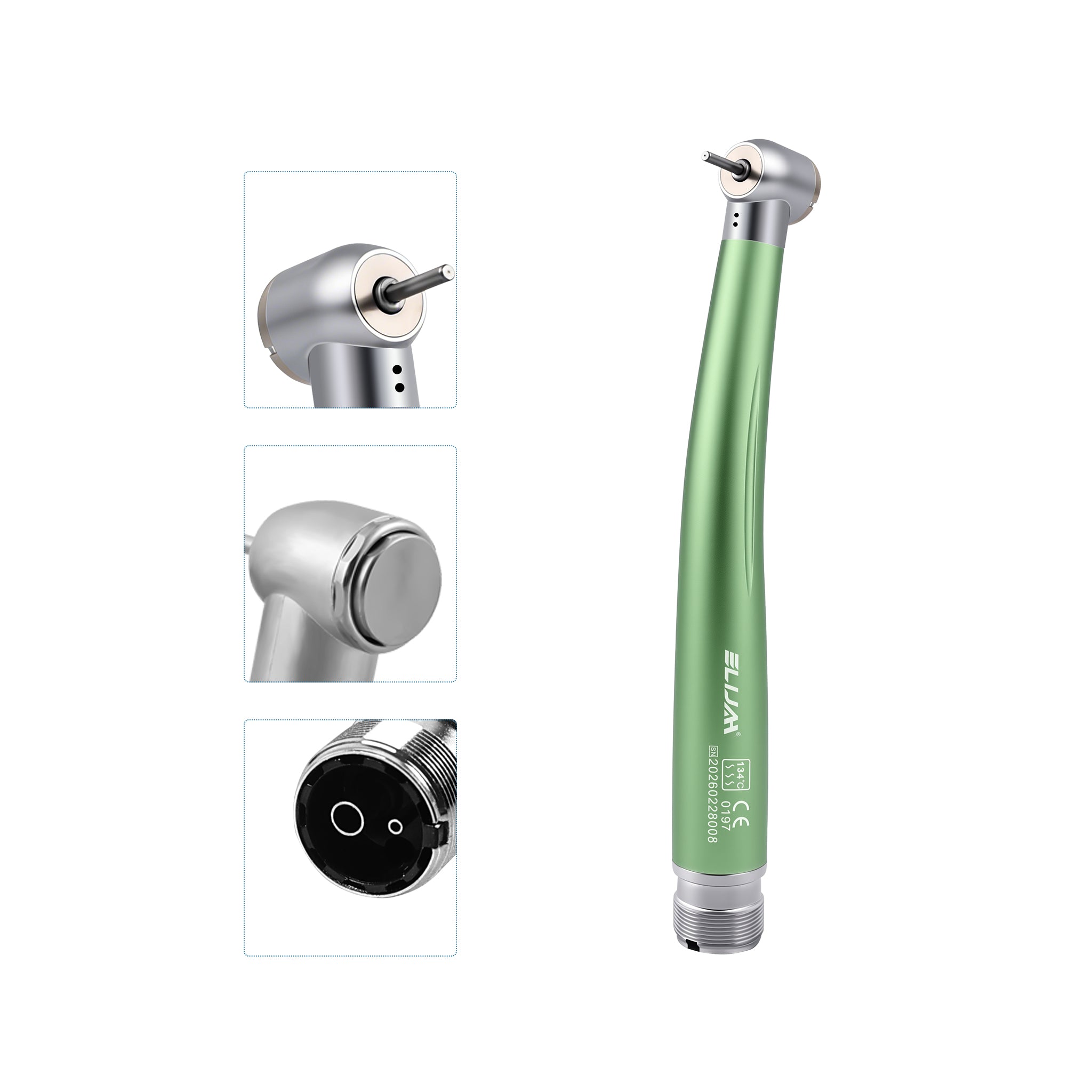 colorful high speed handpiece single water spray connector matching image 