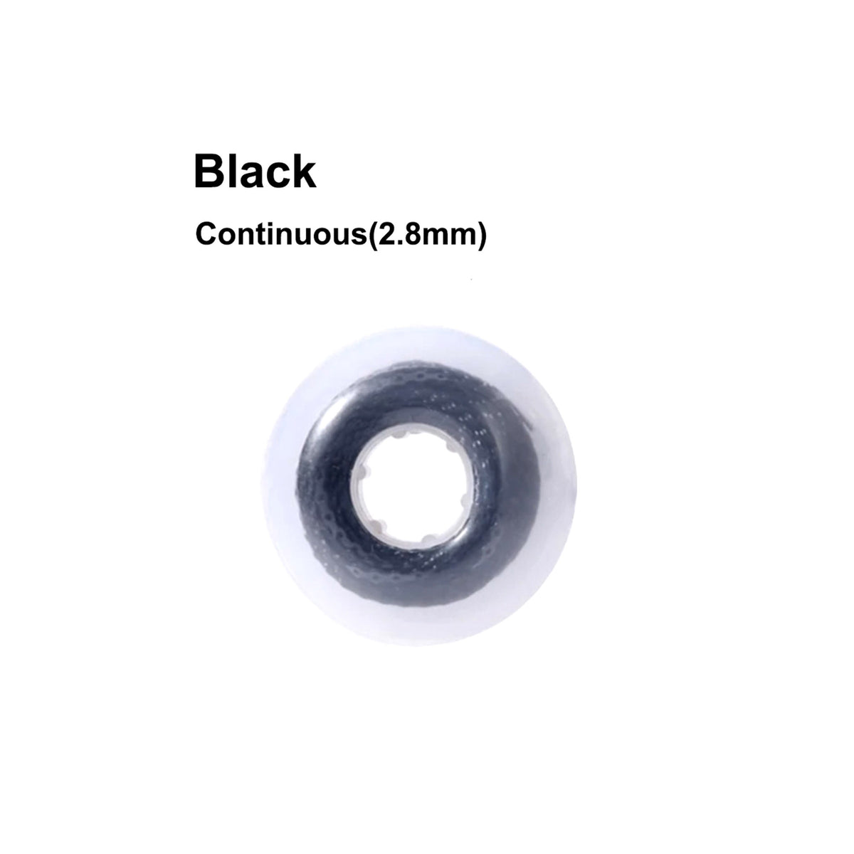 Single roll black orthodontic power chain
