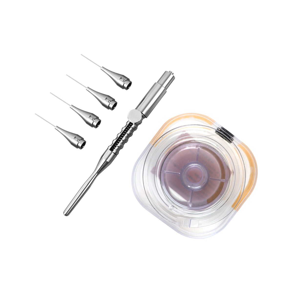 Dental broken file extractor tip size comparison
