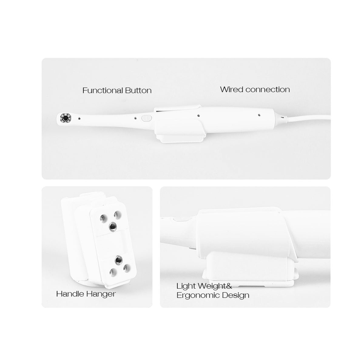 Waterproof camera head of dental intraoral camera