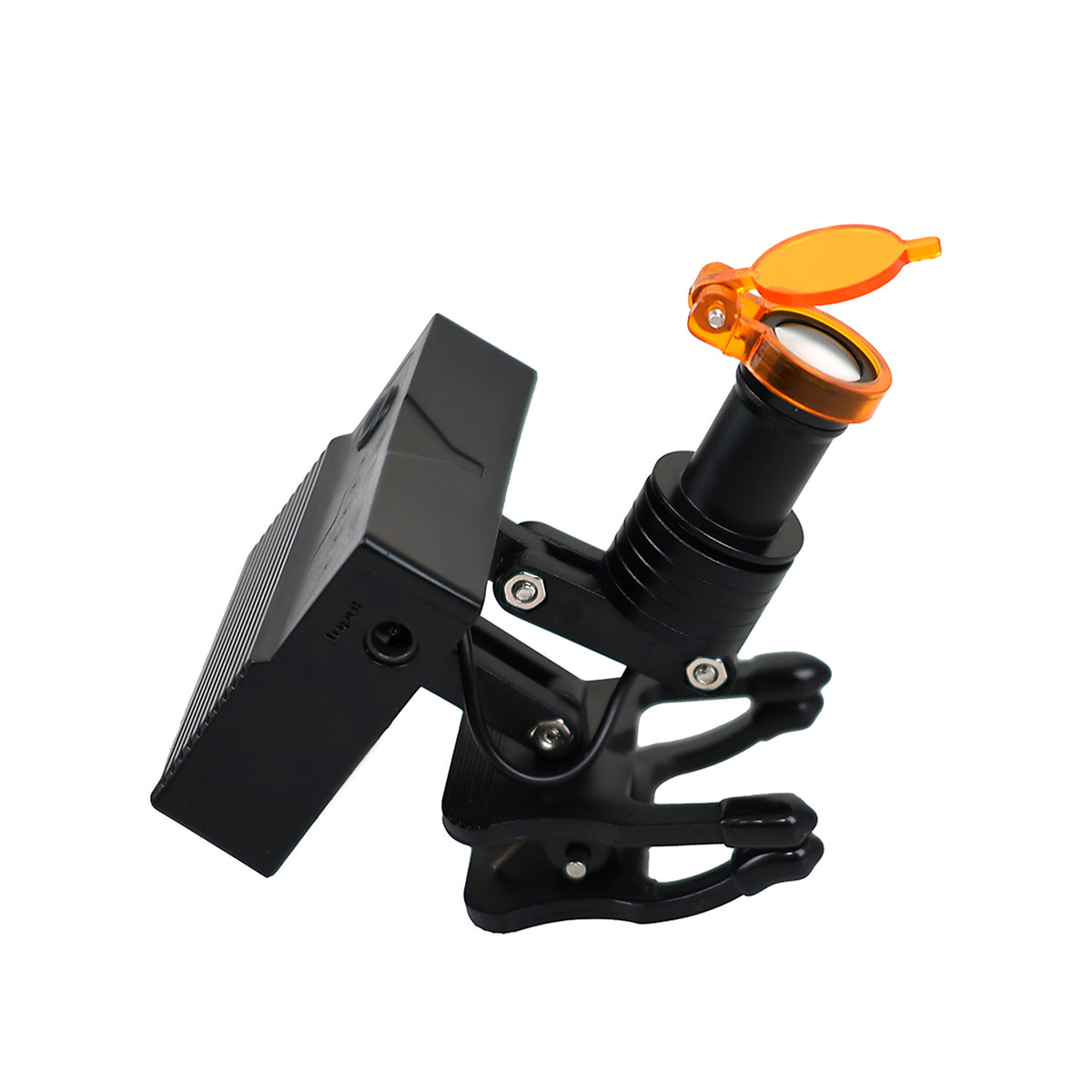 5W Wireless Dental LED Headlight clip on type with orange filter main image