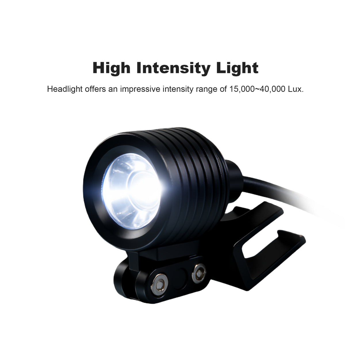 Close-up of dental LED oral front light lamp head