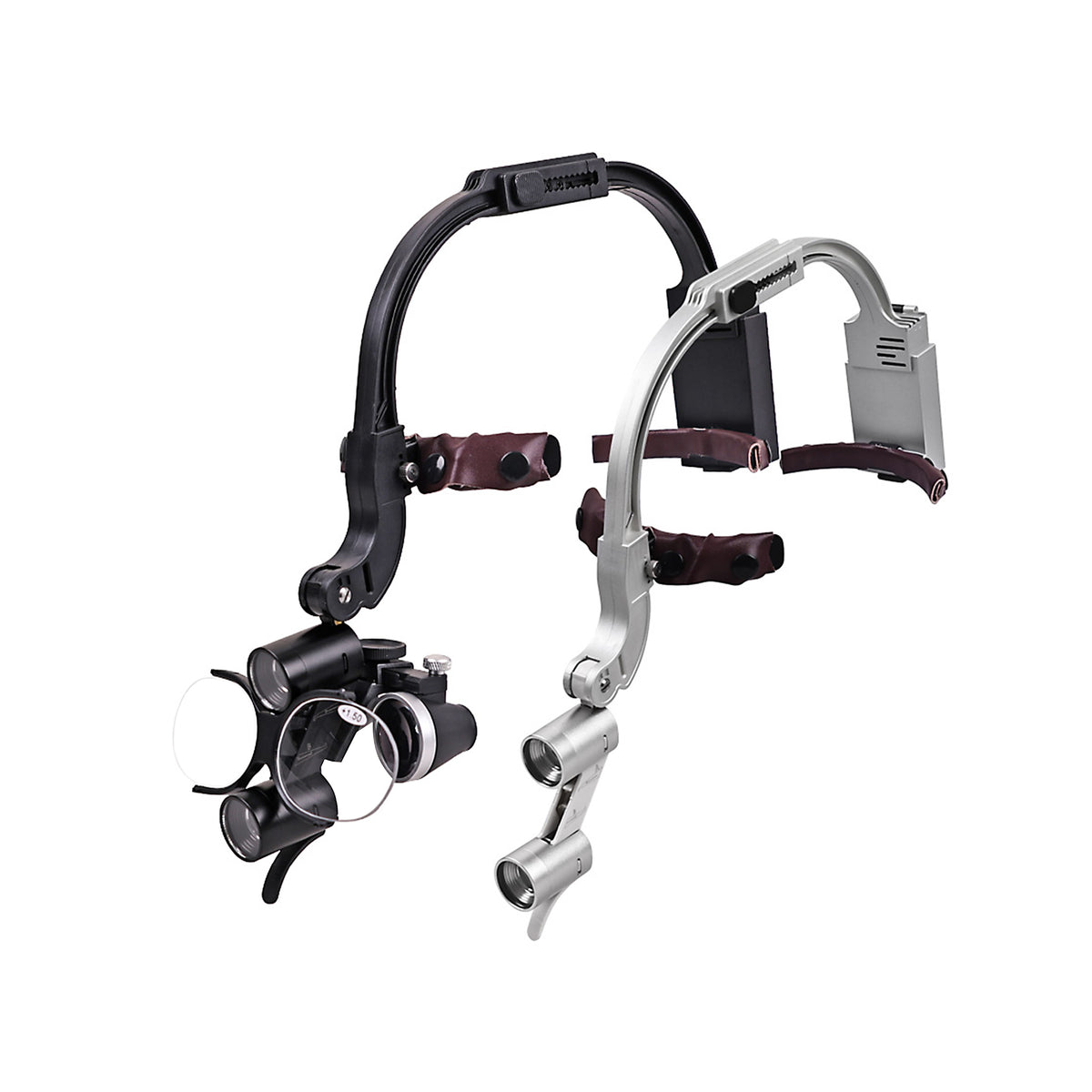 Close-up of 5W double LED lamp for headband dental surgical loupes