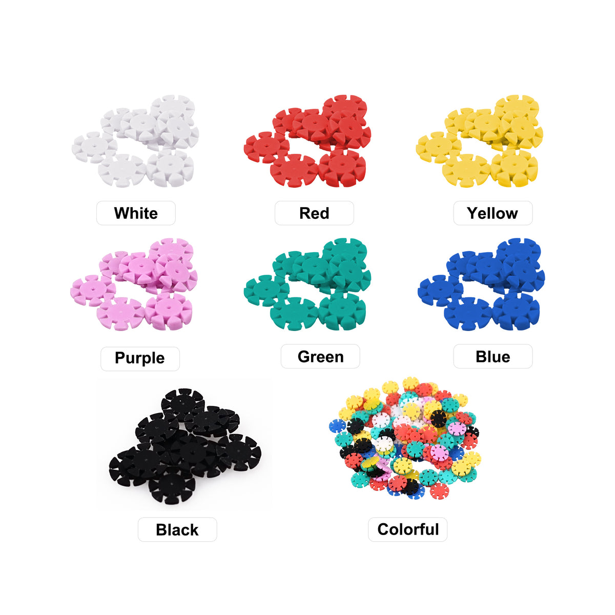 8 colors dental endo rubber stop for root canal files