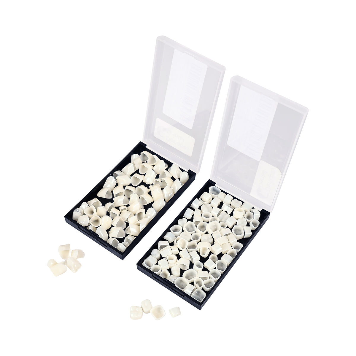 Dental crown storage tray display