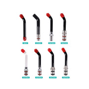 Dental light curing fiber guide set, multiple sizes and styles