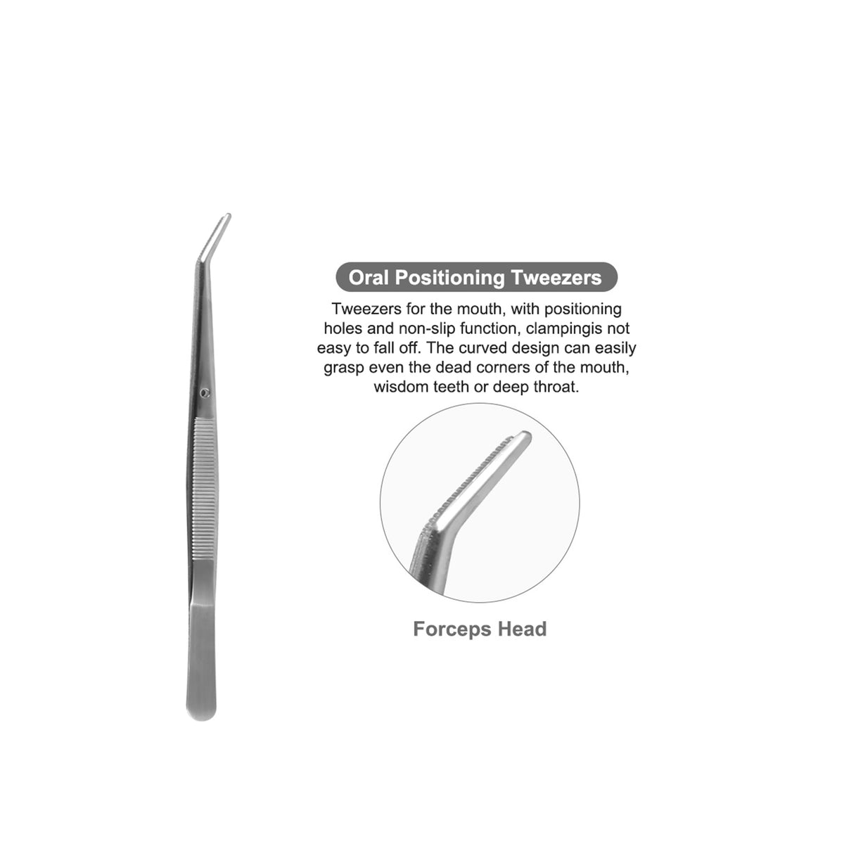 Dental tweezers detail view