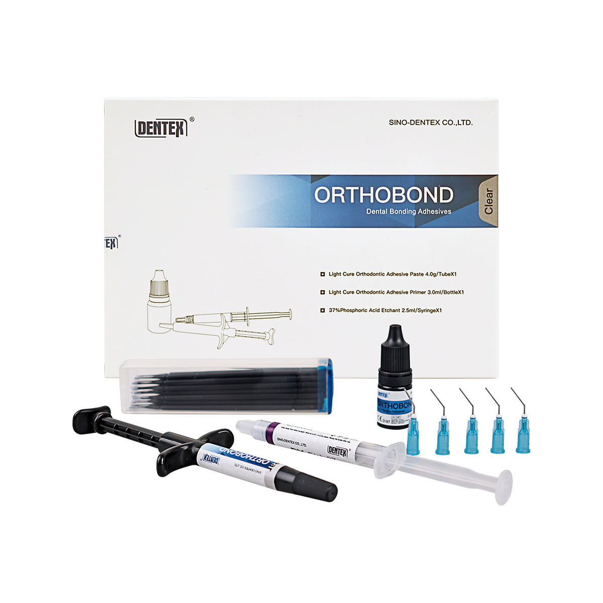 Dentex Orthobond outer packaging box front view