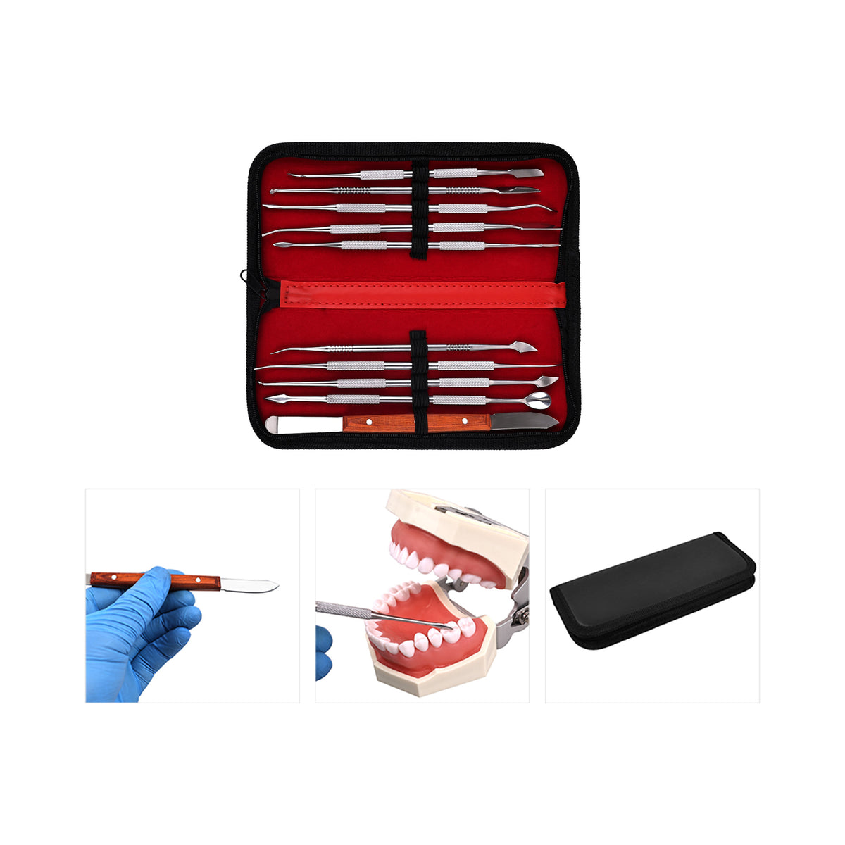 Denture base wax modelling operation