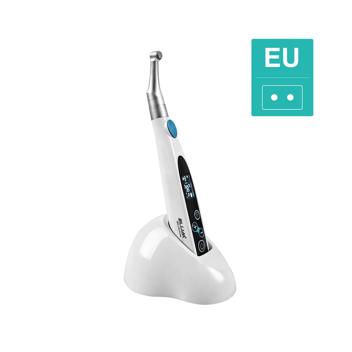 Product advantage infographic of LED wireless dental endo motor