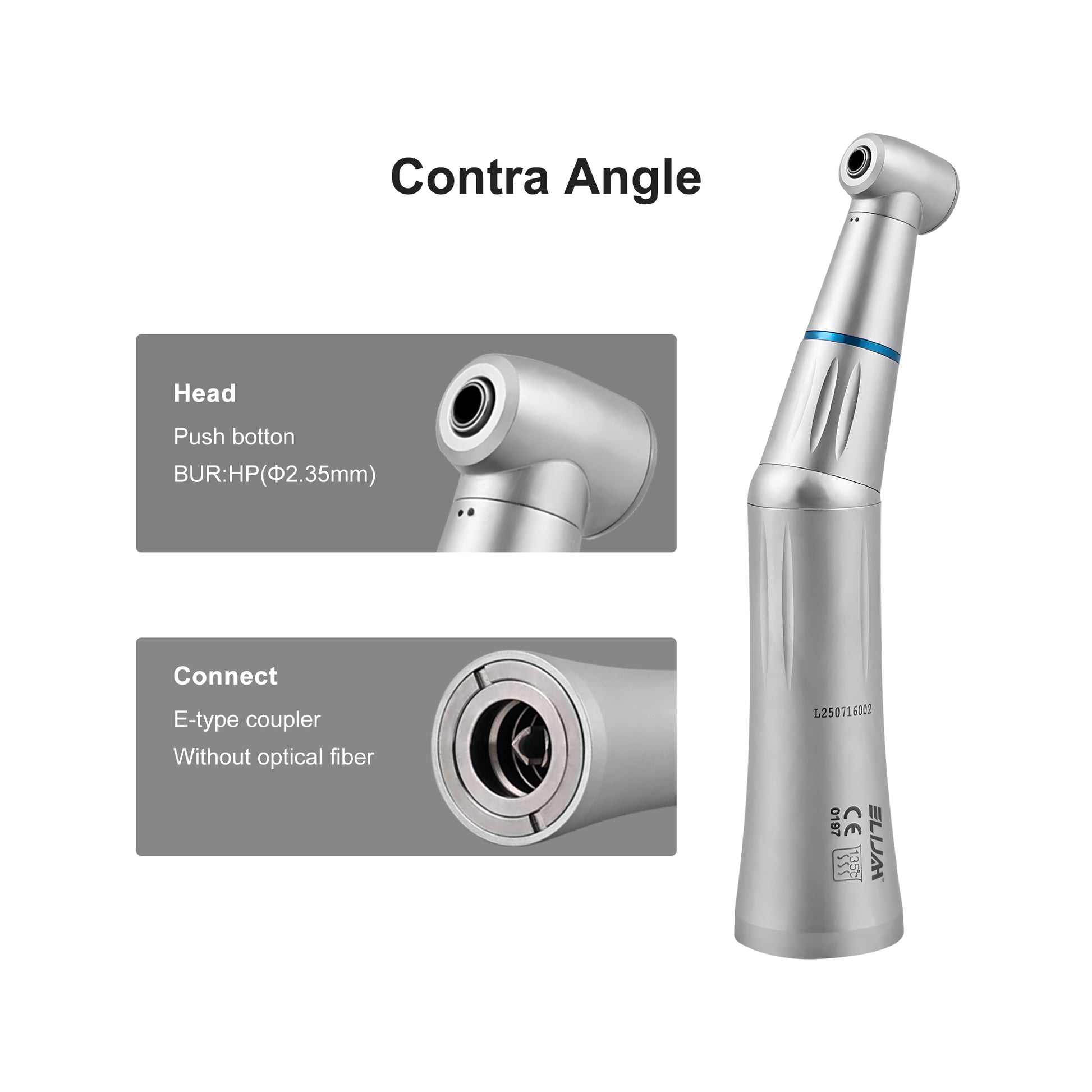 Full W&H Series Low Speed Handpiece Set Non-LED Dentistry Tools