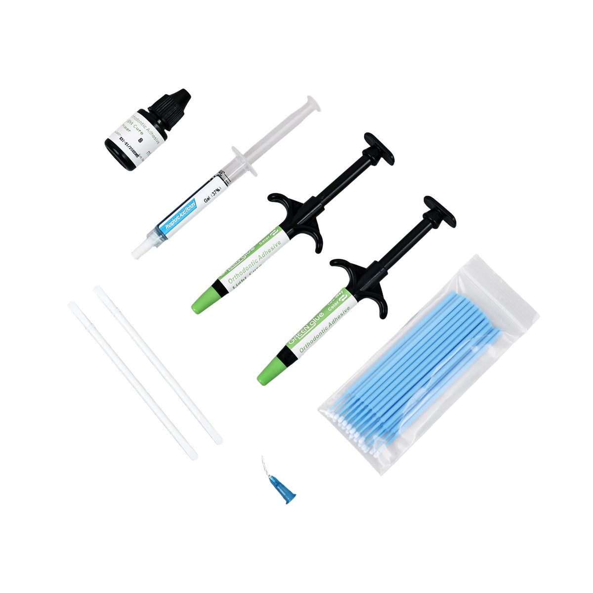 Green Glue all components flat lay display