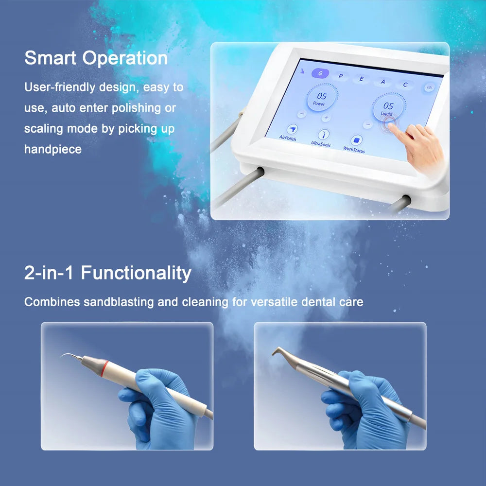 CYB101 Smart 2in1 Dental Piezo Scaler and Air Polishe