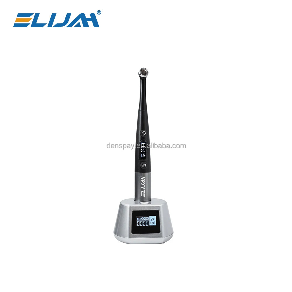 New Arrival ELIJAH Electric High-Power LED 1s Curing Light with Built-in Radiometer for Precise Dental Restorations - Denspay Dental - Curing Light