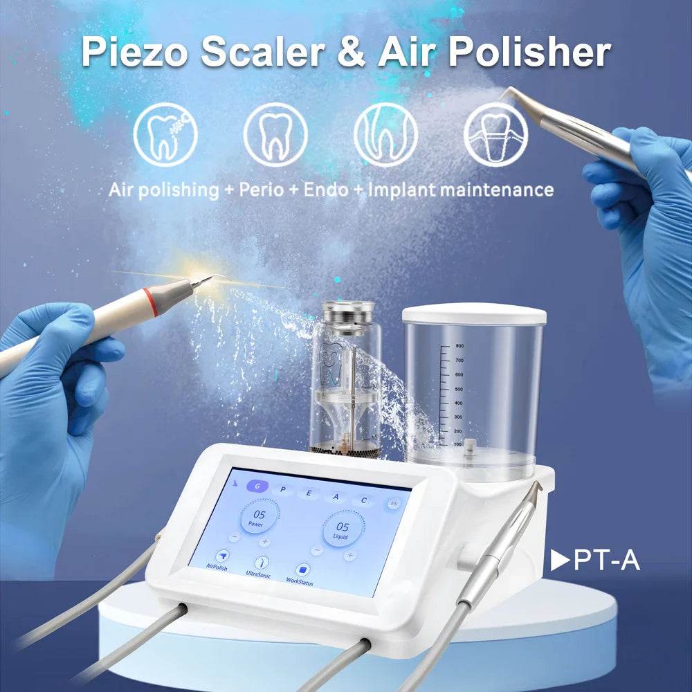 CYB101 Smart 2in1 Dental Piezo Scaler and Air Polisher - Denspay Dental - 2-in-1 Dental Scaler