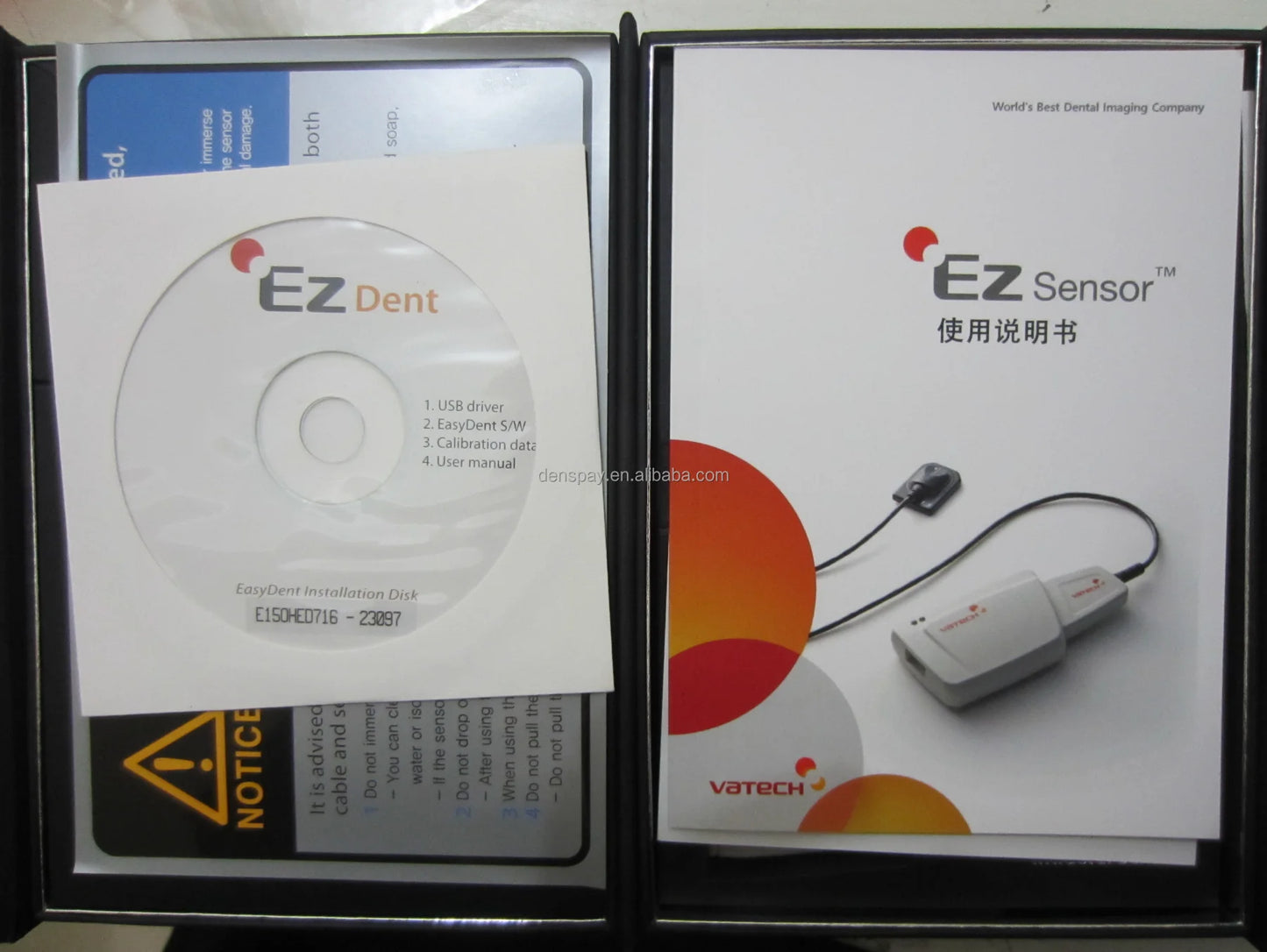 CYG014 Vatech EZsensor Classic 1.5 Hybrid CMOS Korea - Denspay Dental - X-ray Sensor