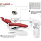 CYA025 Dental Chair Unit AY-A6000-F3 - Denspay Dental - Complete Dental Chair Unit