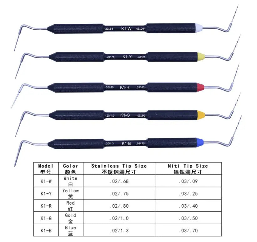 CYE048 Dental Root Canal Plugger Positionable Hand - Denspay Dental - Dental Filling Tool