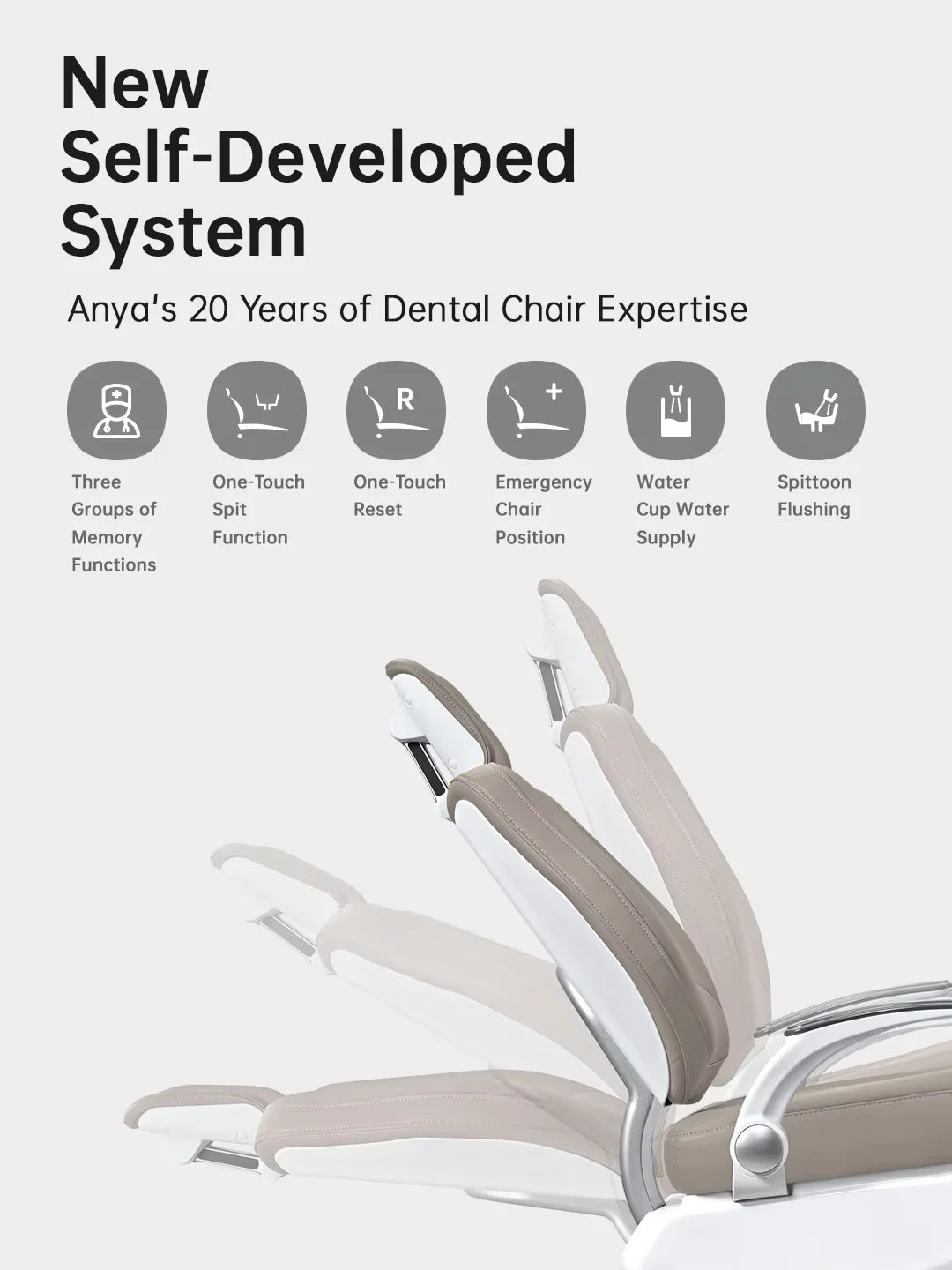 CYA023 Luxury Dental Chair Unit AY-A3000 - Denspay Dental - Complete Dental Chair Unit