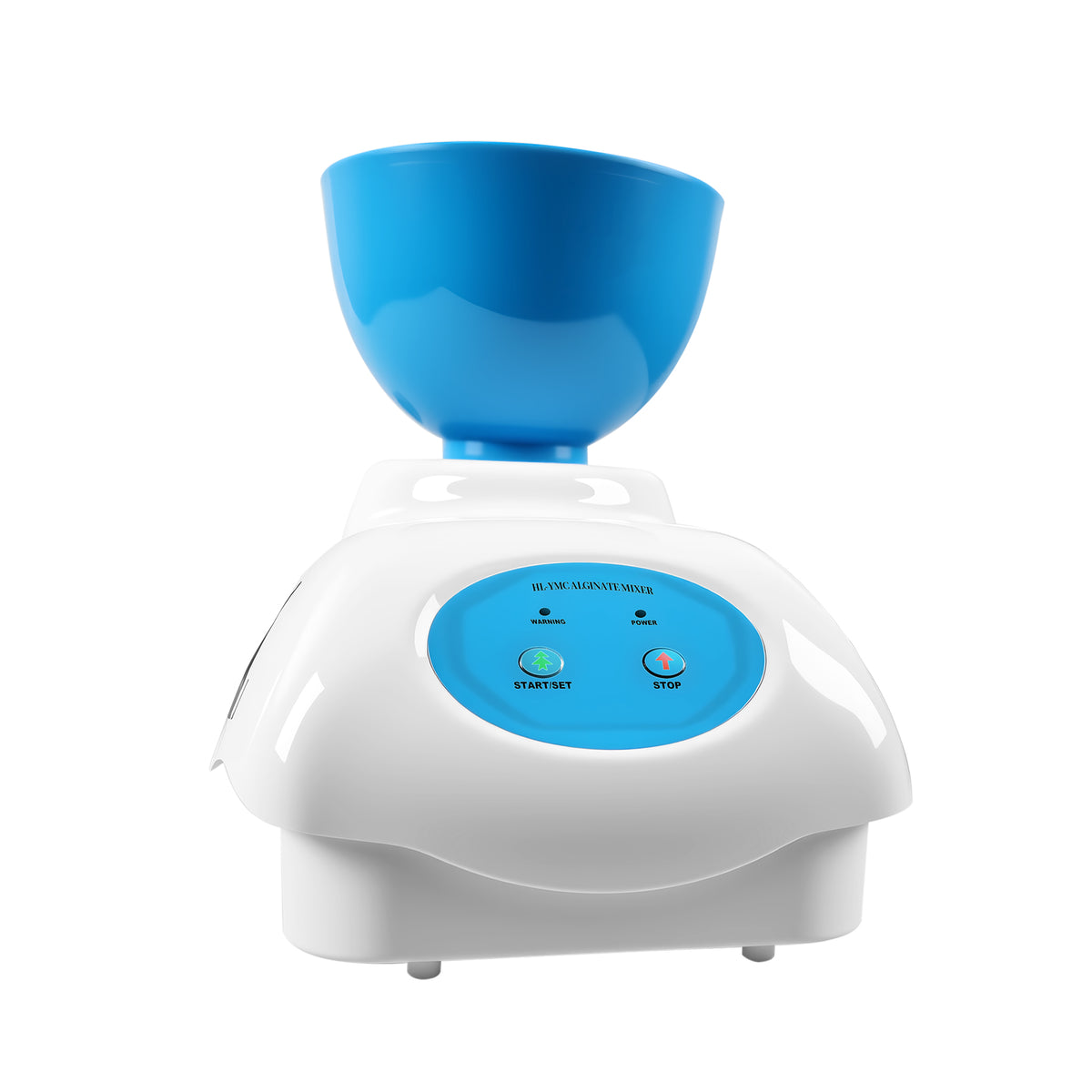 Side profile view of HL-YMC I alginate mixer host